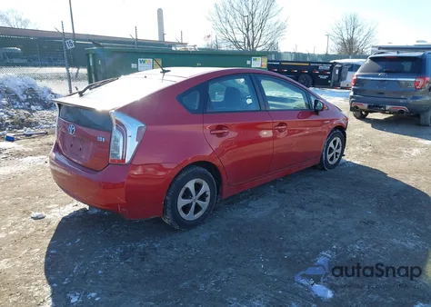 2013 Toyota Prius Three z USA, uszkodzony, nr VIN JTDKN3DUXD0354350